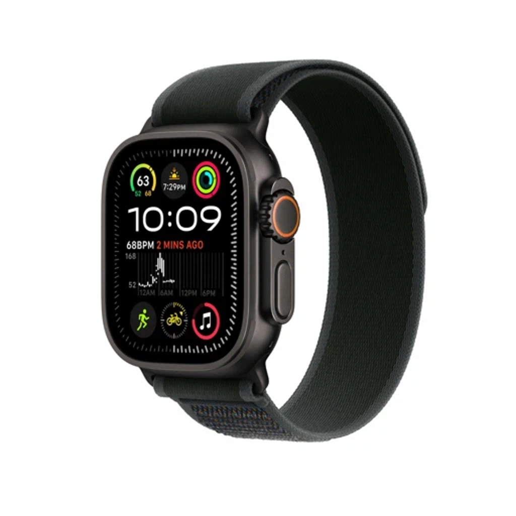 Умные часы Apple Watch Ultra 2 2024 GPS + Cellular 49mm Black Titanium Case with Black Trail Loop - M/L (MX4V3)
